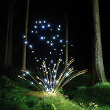 Lightmark No.15, Schwarze Berge, Rosengarten, Germany, Light Painting, Night Photography.