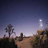 Lightmark No.45, Jumbo Rock, Joshua Tree National Park, California, USA, Light Painting, Night Photography.