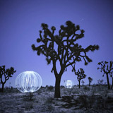 Lightmark No.52, Split Rock, Joshua Tree National Park, California, Light Painting, Night Photography.