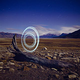 Lightmark No.54, Parque Nacional Los Glaciares, Provincia Santa Cruz, Light Painting, Night Photography.