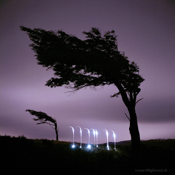 Lightmark No.55, Provincia Tierra del Fuego, Argentina, Light Painting, Night Photography.