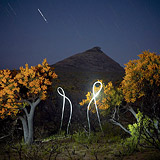 Lightmark No.84, Christmas Trees, Frenchman Peak, Cape Le Grand National Park, Australia, Light Painting, Night Photography.