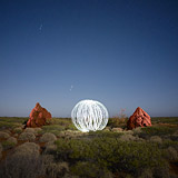 Lightmark No.93, Mia Mia Junction, Western Australia, Light Painting, Night Photography.